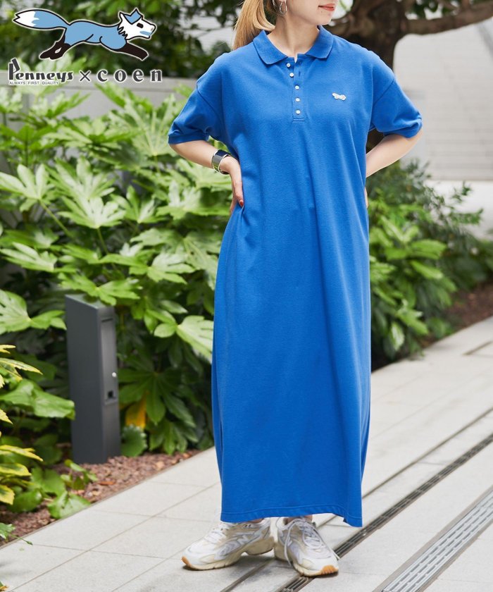 【コーエン/COEN】のPENNEYS(ぺニーズ)別注 ポロワンピース インテリア・キッズ・メンズ・レディースファッション・服の通販 founy(ファニー) https://founy.com/ ファッション Fashion レディースファッション Ladies' Fashion Online ワンピース Dress コラボ Collaboration コレクション Collection スポーティ Sporty デニム Denim 人気 Popularity 別注 Special Order リラックス Relax 楽ちん Easy ワイド Wide おすすめ Recommend |ID: prp329100004530596 ipo3291000000032539951