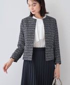【インディヴィ/INDIVI】の春SALE!【華やか】ファンシーツイードジャケット ブラック|ID: prp329100004530600 ipo3291000000032030079
