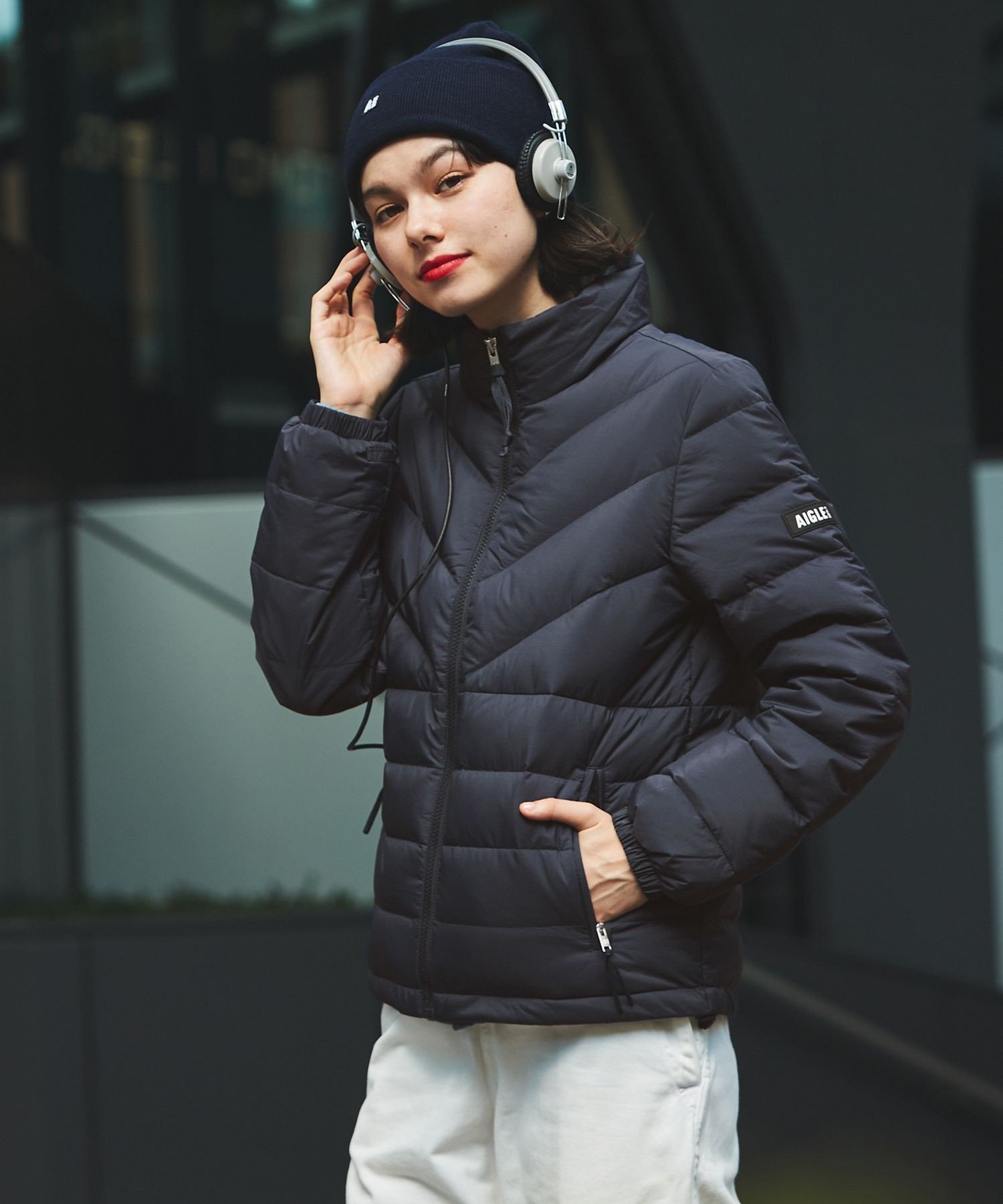 【エーグル/AIGLE】の撥水 ショート丈 スタンドジップ プレミアムグースダウンジャケット RP 人気、トレンドファッション・服の通販 founy(ファニー) 　ファッション　Fashion　レディースファッション　Ladies' Fashion Online　アウター　Coat Outerwear　ジャケット　Jackets　おすすめ　Recommend　アウトドア　Outdoor　キルティング　Quilting　ショート　Short　シンプル　Simple　ジャケット　Jacket　スクエア　Square　ダウン　Down　フィット　Fit　ブルゾン　Blouson　レギュラー　Regular　ビジネス 仕事 通勤　Business　防寒　Cold Protection　 other-1|ID: prp329100004530609 ipo3291000000032647177