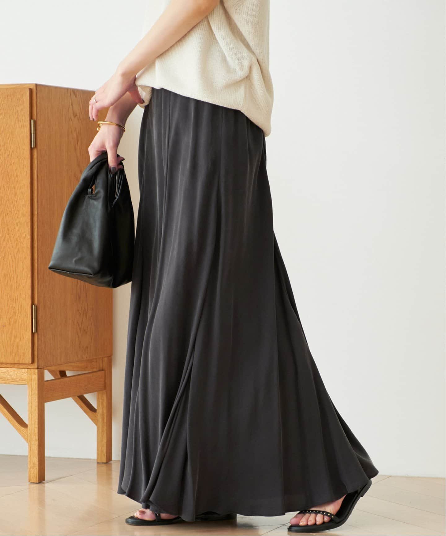 【プラージュ/Plage】の《追加》Washable Fibril ロングスカート 人気、トレンドファッション・服の通販 founy(ファニー) 　ファッション　Fashion　レディースファッション　WOMEN　スカート　Skirt　ロングスカート　Long Skirt　シンプル　Simple　スウェット　Sweat　フレア　Flare　リラックス　Relax　ロング　Long　エレガント 上品　Elegant　再入荷　Restock/Back In Stock/Re Arrival　 other-1|ID: prp329100004530610 ipo3291000000032030113