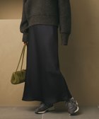 【ビューティ&ユース ユナイテッドアローズ/BEAUTY&YOUTH / UNITED ARROWS】のポリエステルサテン マーメイドフレアスカート BLACK|ID: prp329100004530612 ipo3291000000034507592