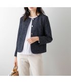 【ニューヨーカー/NEWYORKER】の【ウォッシャブル】インレイツイードジャージー ノーカラージャケット 人気、トレンドファッション・服の通販 founy(ファニー) ファッション Fashion レディースファッション WOMEN アウター Coat Outerwear ジャケット Jackets ノーカラージャケット No Collar Leather Jackets ウォッシャブル Washable 春 Spring コンパクト Compact ジャケット Jacket スタイリッシュ Stylish ストレッチ Stretch ツィード Tweed ネップ Nep Yarn ポケット Pocket メタル Metal S/S・春夏 Ss・Spring/Summer 夏 Summer thumbnail ネイビー|ID: prp329100004530613 ipo3291000000032030133