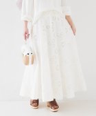 【アンタイトル/UNTITLED】の【トレンド/刺繍レース】サークルモチーフ コットンスカート オフホワイト|ID: prp329100004530620 ipo3291000000032030154