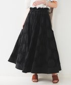 【アンタイトル/UNTITLED】の【トレンド/刺繍レース】サークルモチーフ コットンスカート ブラック|ID: prp329100004530620 ipo3291000000032030156
