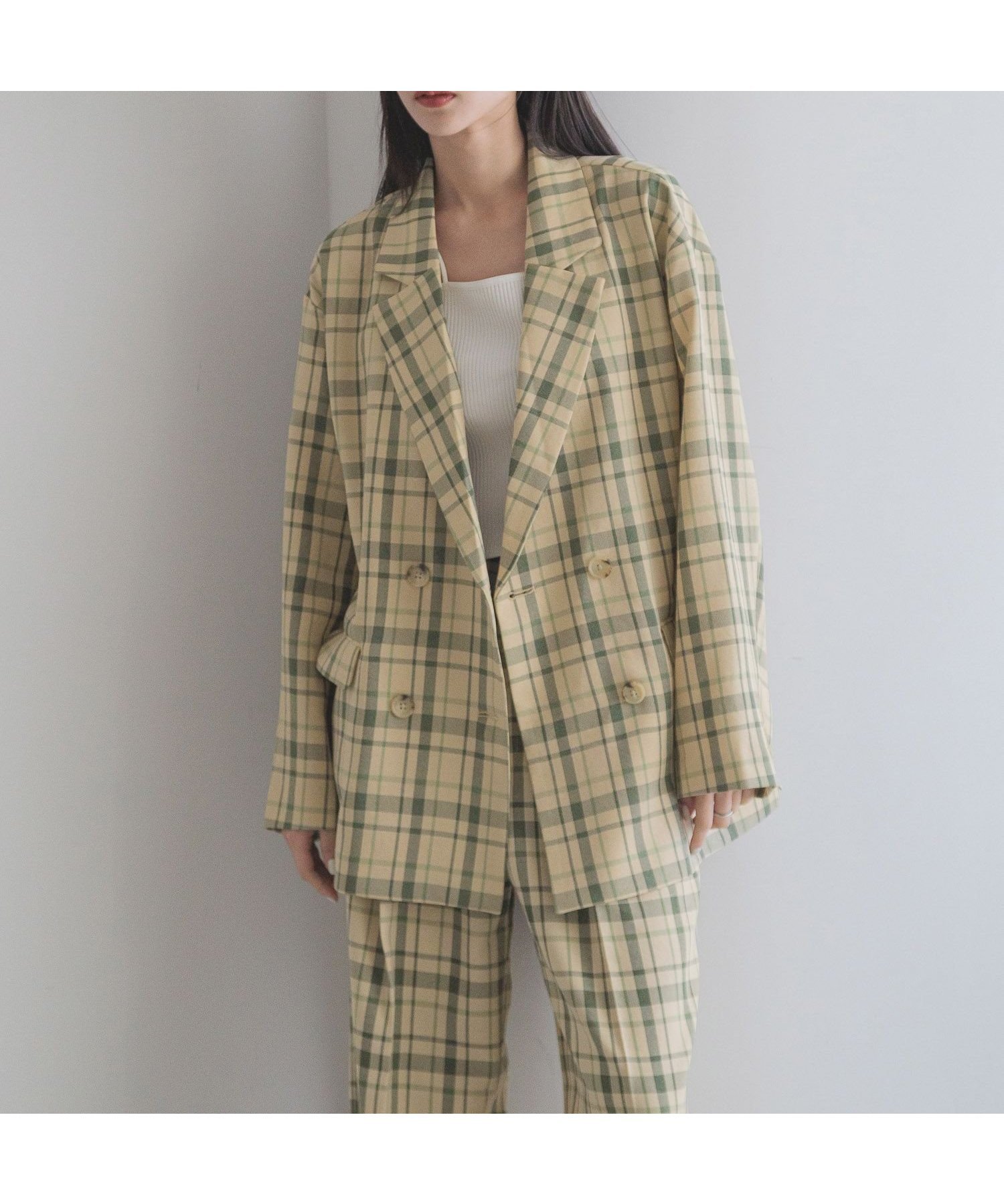 【ローリーズファーム/LOWRYS FARM】のホップサックダブルジャケット 人気、トレンドファッション・服の通販 founy(ファニー) 　ファッション　Fashion　レディースファッション　Fashion for Women　アウター　Coat / Outerwear Collection　レディースジャケット・軽アウター　Jackets　おすすめ　Recommended / Our Picks　シンプル　Simple, Minimal　ジャケット　Jacket, Outerwear　セットアップ　Set-Up, Coordinated Outfit　ダブル　Double, Double-Breasted　チュール　Tulip, Tulip Motif　ビスチェ　Bustier, Corset Top　人気　Popular, Best Seller　定番　Standard, Basic Item　 other-1|ID: prp329100004530627 ipo3291000000033387146