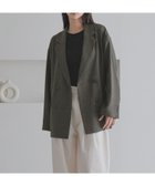 【ローリーズファーム/LOWRYS FARM】のホップサックダブルジャケット チャコールグレー|ID:prp329100004530627