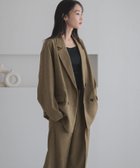 【ローリーズファーム/LOWRYS FARM】のホップサックダブルジャケット ブラウン|ID:prp329100004530627