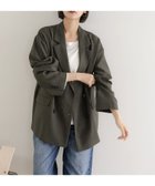 【ローリーズファーム/LOWRYS FARM】のホップサックダブルジャケット チャコールグレー|ID:prp329100004530627