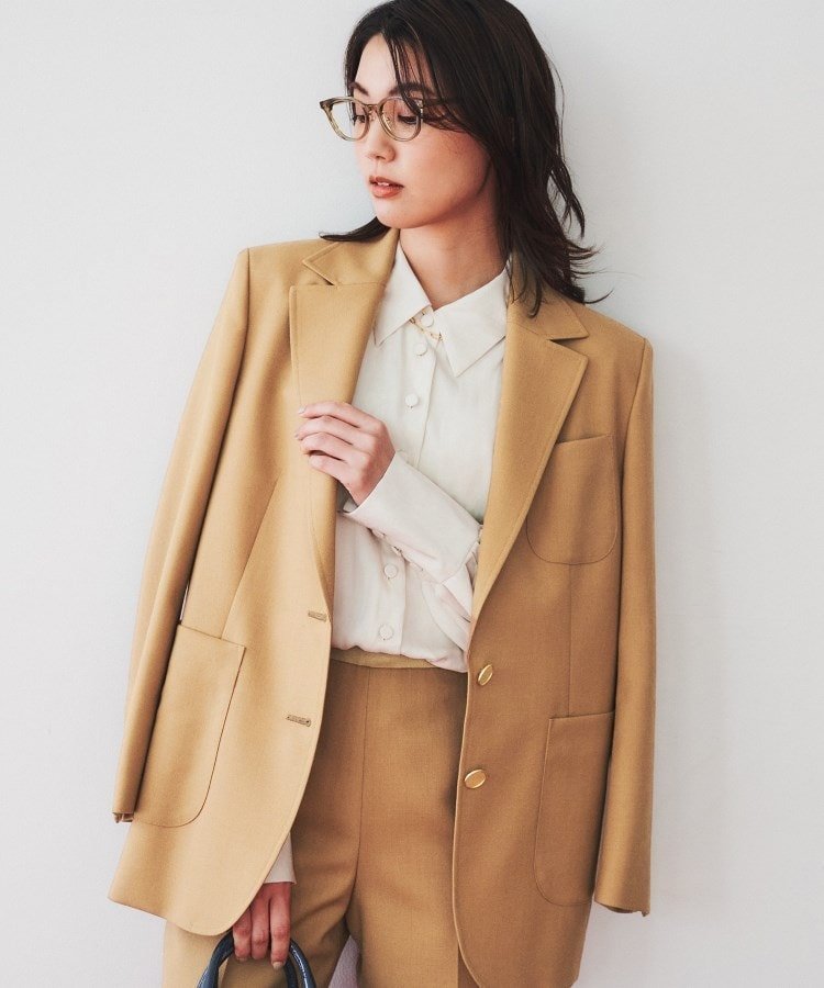 【アンタイトル/UNTITLED】の【紺ブレ/セットアップ可能/テーラード】オックスブレザー 人気、トレンドファッション・服の通販 founy(ファニー) 　ファッション　Fashion　レディースファッション　WOMEN　セットアップ　Setup　アメリカン　American　オックス　Ox　シェイプ　Shape　セットアップ　Set Up　テーラード　Tailored　フェミニン　Feminine　フォルム　Form　ベーシック　Basic　ペンシル　Pencil　ボックス　Box　ボトム　Bottom　 other-1|ID: prp329100004530652 ipo3291000000032030282