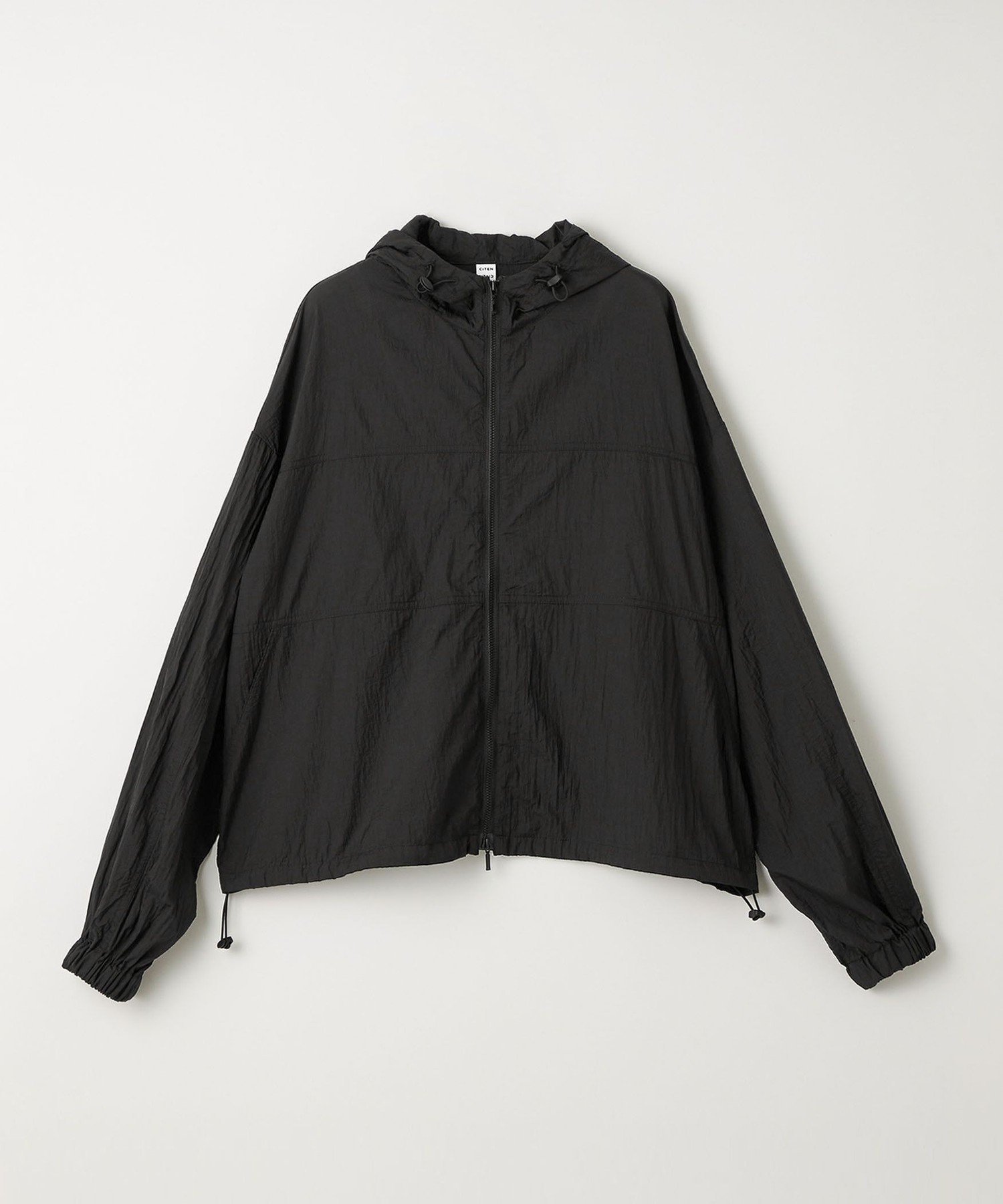 【その他のブランド/Other】のCITEN シアナイロンパーカー インテリア・キッズ・メンズ・レディースファッション・服の通販 founy(ファニー) 　ファッション　Fashion　レディースファッション　Fashion for Women　トップス・カットソー　Cut & Sew Tops　レディースパーカー・カジュアルフーディー　Casual Hoodies & Sweatshirts　インナー　Innerwear　シアー　Sheer, See-Through　スピンドル　Spindle, Drawcord　ノースリーブ　Sleeveless, No-Sleeve　バランス　Balance, Style Balance　バルーン　Balloon, Balloon Silhouette　フィット　Fit, Slim Fit　羽織　Haori, Light Jacket　A/W・秋冬　Autumn/Winter　おすすめ　Recommended / Our Picks　BLACK|ID: prp329100004530653 ipo3291000000032748678
