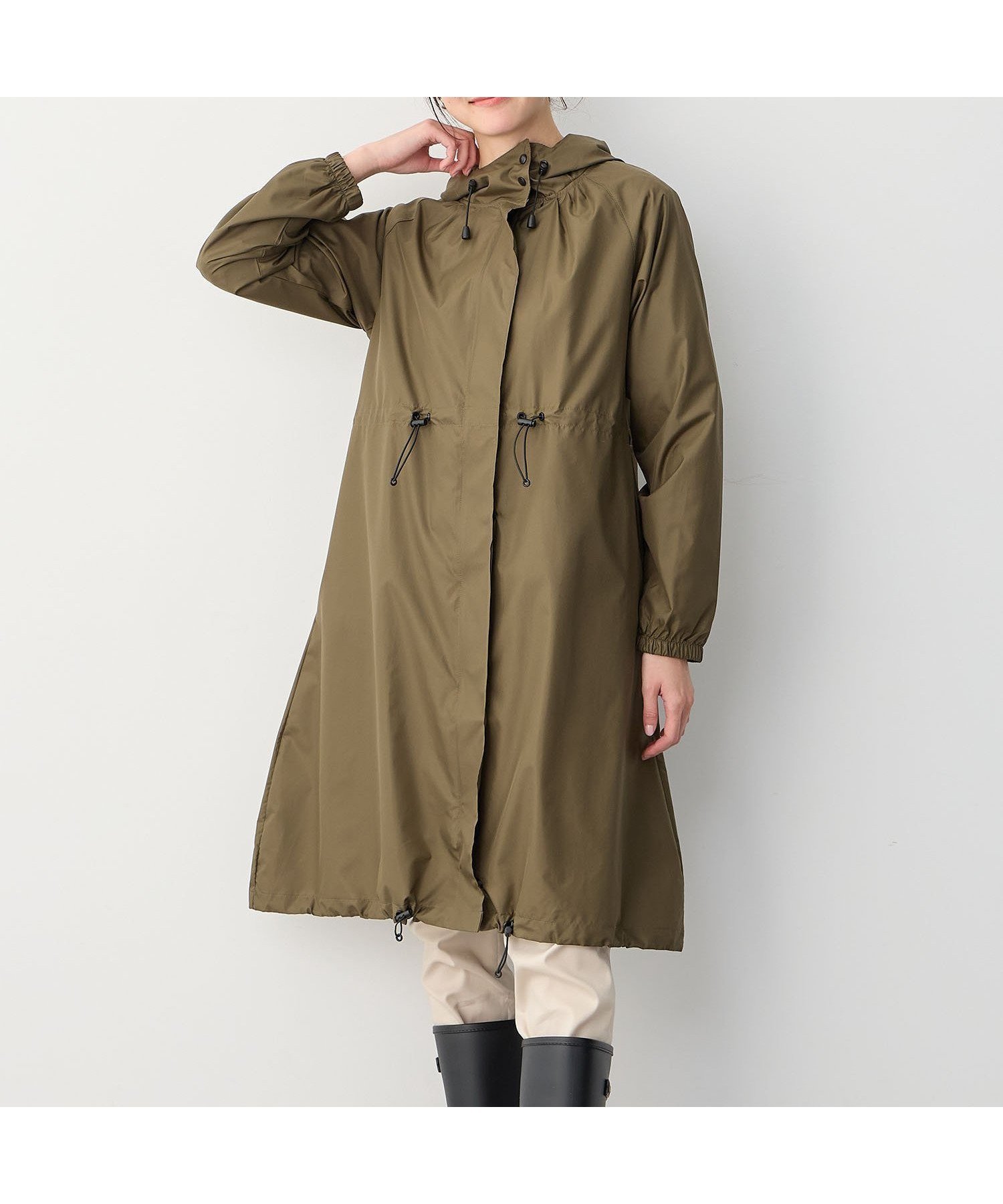【その他のブランド/Other】の【Wpc.】ロングモッズコート【【はっ水・防水 レインウェア】 インテリア・キッズ・メンズ・レディースファッション・服の通販 founy(ファニー) 　ファッション　Fashion　レディースファッション　WOMEN　アウター　Coat Outerwear　コート　Coats　モッズ/フィールドコート　Mods Coats/Field Coats　アウトドア　Outdoor　コンパクト　Compact　ストリング　String　旅行　Travel　カーキ|ID: prp329100004530663 ipo3291000000032030345