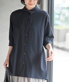 【アールピーエス/rps】のBACKプリーツ7分袖ブラウスチュニック 人気、トレンドファッション・服の通販 founy(ファニー) ファッション Fashion レディースファッション WOMEN トップス・カットソー Tops/Tshirt シャツ/ブラウス Shirts/Blouses コンパクト Compact チュニック Tunic プリーツ Pleats thumbnail ネイビー|ID: prp329100004530665 ipo3291000000032030352
