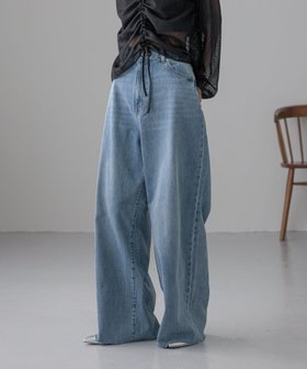 【ローリーズファーム/LOWRYS FARM】のアマオリワイドデニムパンツ 人気、トレンドファッション・服の通販 founy(ファニー) ファッション Fashion レディースファッション WOMEN パンツ Pants デニムパンツ Denim Pants おすすめ Recommend デニム Denim ミックス Mix ワイド Wide |ID:prp329100004530676