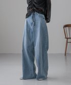 【ローリーズファーム/LOWRYS FARM】のアマオリワイドデニムパンツ ブルー|ID: prp329100004530676 ipo3291000000032030400
