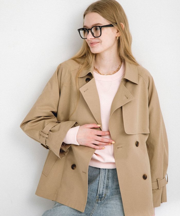 【サニーレーベル/Sonny Label / URBAN RESEARCH】の撥水ショートトレンチコート インテリア・キッズ・メンズ・レディースファッション・服の通販 founy(ファニー) https://founy.com/ ファッション Fashion レディースファッション WOMEN アウター Coat Outerwear コート Coats トレンチコート Trench Coats 2025年 2025 2025春夏・S/S Ss,Spring/Summer,2025 おすすめ Recommend ショート Short シンプル Simple デニム Denim ロング Long 人気 Popularity 夏 Summer 定番 Standard S/S・春夏 Ss・Spring/Summer ビジネス 仕事 通勤 Business |ID: prp329100004530694 ipo3291000000032030475