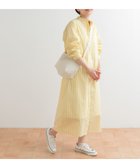 【アーバンリサーチ ドアーズ/URBAN RESEARCH DOORS】のカラーストライプシャツワンピース YELLOW|ID: prp329100004530702 ipo3291000000032030513