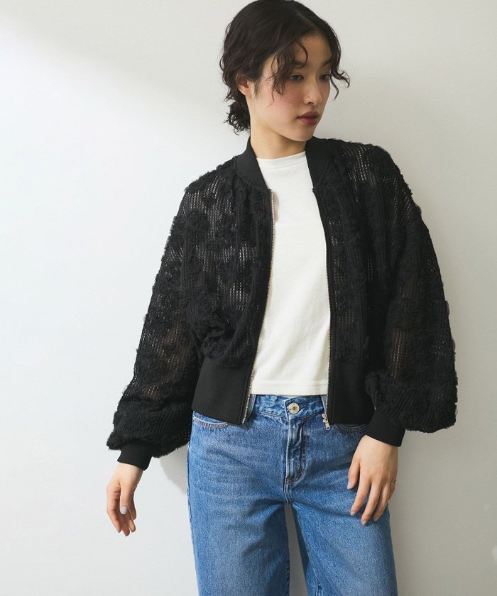 【アダム エ ロペ/ADAM ET ROPE'】の【WEB限定】チュールブルゾン インテリア・キッズ・メンズ・レディースファッション・服の通販 founy(ファニー) https://founy.com/ ファッション Fashion レディースファッション WOMEN アウター Coat Outerwear ブルゾン Blouson/Jackets 2025年 2025 2025春夏・S/S Ss,Spring/Summer,2025 おすすめ Recommend シアー Sheer スリーブ Sleeve チュール Tulle デニム Denim バランス Balance フェミニン Feminine フロント Front ベーシック Basic ポケット Pocket 夏 Summer 春 Spring S/S・春夏 Ss・Spring/Summer |ID: prp329100004530706 ipo3291000000032030526