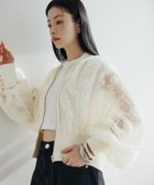 【アダム エ ロペ/ADAM ET ROPE'】の【WEB限定】チュールブルゾン オフホワイト(15)|ID: prp329100004530706 ipo3291000000032030530