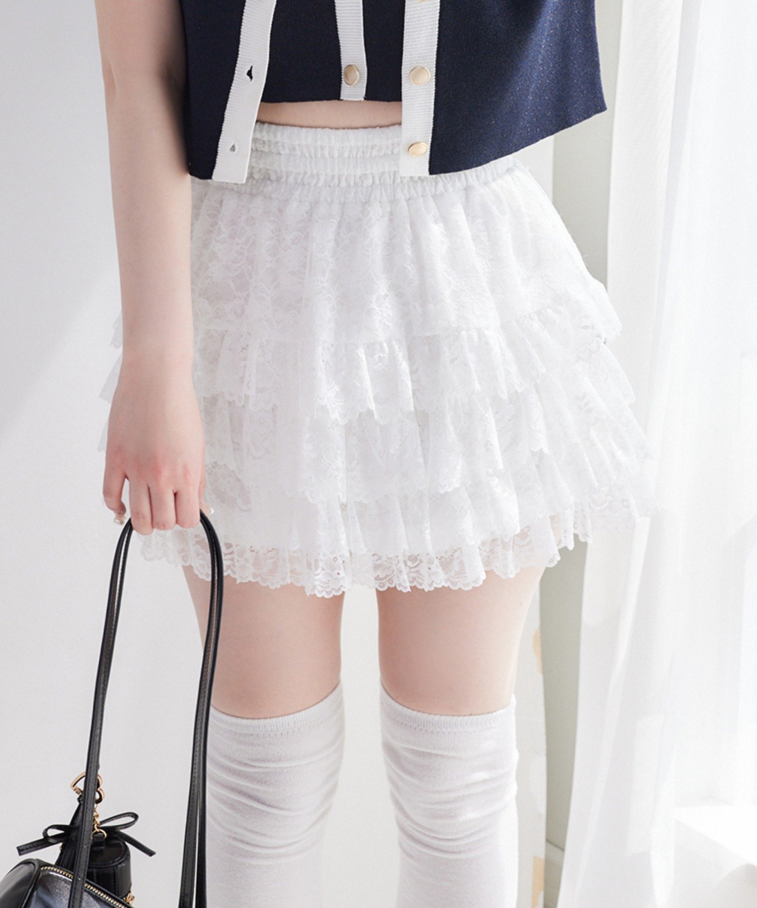 【ナイスクラップ/NICE CLAUP】のティアードフリルミニスカート インテリア・キッズ・メンズ・レディースファッション・服の通販 founy(ファニー) 　ファッション　Fashion　レディースファッション　WOMEN　スカート　Skirt　ミニスカート　Mini Skirts　おすすめ　Recommend　コンパクト　Compact　シンプル　Simple　トレンド　Trend　バレエ　Ballet　オフホワイト|ID: prp329100004530709 ipo3291000000032030547