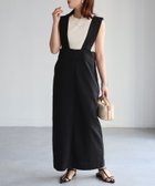 【リベリー/Riberry】のタイトジャンパースカート 人気、トレンドファッション・服の通販 founy(ファニー) ファッション Fashion レディースファッション Fashion for Women スカート Skirts おすすめ Recommended / Our Picks インナー Innerwear ギンガム Gingham, Gingham Fabric シンプル Simple, Minimal スウェット / スエット Sweatshirt, Sweatwear チェック Check, Plaid, Tartan ポケット Pocket, Pocket Detail ロング Long, Long-Length 夏 Summer 春 Spring S/S・春夏 SS, Spring/Summer, Warm Season 無地 Plain, Solid Color A/W・秋冬 Autumn/Winter thumbnail ブラック|ID: prp329100004530713 ipo3291000000033647041