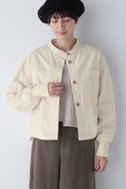 【ヒューマンウーマン/HUMAN WOMAN】の30/-リサイクル混コットンウェザーブルゾン オフ1|ID: prp329100004530714 ipo3291000000032030570