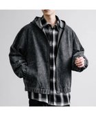 【ロッキーモンロー/Rocky Monroe】のオーバーサイズデニムフルZIPパーカー 人気、トレンドファッション・服の通販 founy(ファニー) ファッション Fashion レディースファッション WOMEN トップス・カットソー Tops/Tshirt パーカ Sweats ケミカル Chemical シンプル Simple デニム Denim パーカー Hoodie ロング Long thumbnail ケミカルブラック|ID: prp329100004530731 ipo3291000000032030635
