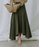 【アニュアンス/anuans】のイレヘムボックスプリーツスカート 人気、トレンドファッション・服の通販 founy(ファニー) ファッション Fashion レディースファッション Fashion for Women スカート Skirts プリーツスカート / 上品フェミニンスタイル Pleated Skirts タンブラー Tumbler, Travel Mug プリーツ Pleats, Pleated ボックス Boxy, Box Shape リネン Linen, Linen Fabric thumbnail CHARCOAL BROWN|ID: prp329100004530747 ipo3291000000033386955