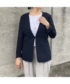 【アバハウスマヴィ/abahouse mavie】のノーカラーライトジャケット 人気、トレンドファッション・服の通販 founy(ファニー) ファッション Fashion レディースファッション WOMEN アウター Coat Outerwear ジャケット Jackets ジャケット Jacket ノースリーブ No Sleeve バランス Balance フロント Front ポケット Pocket 人気 Popularity ビジネス 仕事 通勤 Business 夏 Summer thumbnail ダークネイビー|ID: prp329100004530784 ipo3291000000032030841