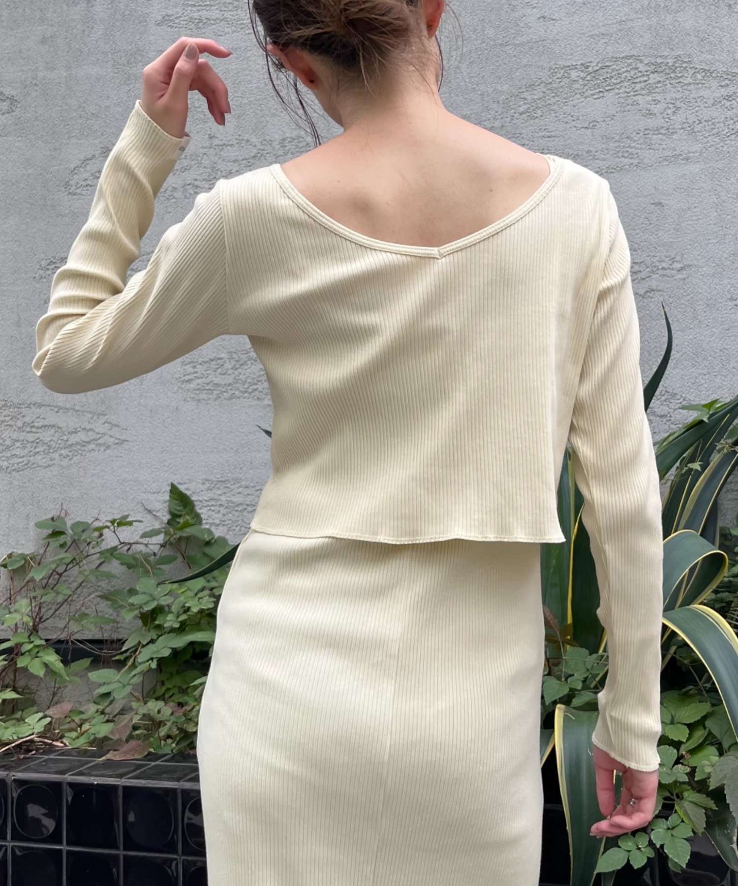 【チャオパニックティピー/CIAOPANIC TYPY】の【shay/シェイ】ロングスリーブTee*カップ付ワンピース(セット) インテリア・キッズ・メンズ・レディースファッション・服の通販 founy(ファニー) 　ファッション　Fashion　レディースファッション　WOMEN　ワンピース　Dress　おすすめ　Recommend　クロップド　Cropped　スリーブ　Sleeve　ロング　Long　ベージュ|ID: prp329100004530791 ipo3291000000032030874