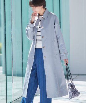 【デッサン/Dessin】の【春SALE/洗える】ステンカラースプリングコート(S~L) 人気、トレンドファッション・服の通販 founy(ファニー) ファッション Fashion レディースファッション WOMEN アウター Coat Outerwear コート Coats シャンブレー Chambray シンプル Simple ストライプ Stripe スリーブ Sleeve ベーシック Basic ポケット Pocket 春 Spring 洗える Washable |ID:prp329100004530795