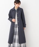 【デッサン/Dessin】の【春SALE/洗える】ステンカラースプリングコート(S~L) ネイビー|ID: prp329100004530795 ipo3291000000032030898