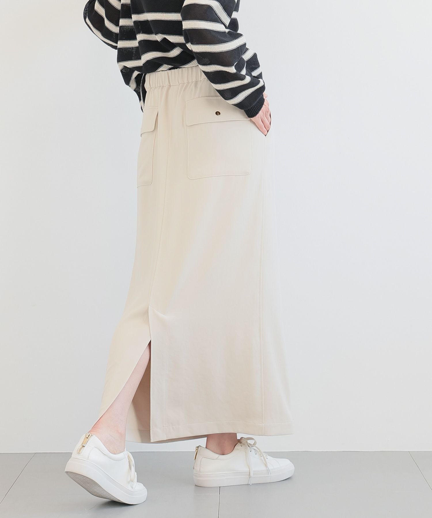 【バンヤードストーム/BARNYARDSTORM】の【新色 】ダブルクロスドロストスカート 人気、トレンドファッション・服の通販 founy(ファニー) 　ファッション　Fashion　レディースファッション　WOMEN　スカート　Skirt　ヴィンテージ　Vintage　カットソー　Cut And Sew　カーディガン　Cardigan　キャップ　Cap　キャミ　Cami　軽量　Lightweight　サテン　Satin　シアー　Sheer　セットアップ　Set Up　ダブル　Double　定番　Standard　ポケット　Pocket　ミリタリー　Military　楽ちん　Easy　エレガント 上品　Elegant　 other-1|ID: prp329100004530796 ipo3291000000032253623