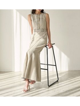 【スナイデル/SNIDEL】のデニムマーメイドワンピース 人気、トレンドファッション・服の通販 founy(ファニー) ファッション Fashion レディースファッション WOMEN ワンピース Dress インディゴ Indigo デニム Denim フェミニン Feminine フロント Front エレガント 上品 Elegant |ID:prp329100004530805