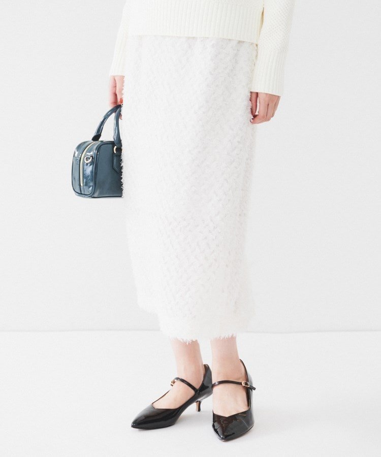 【アンタイトル/UNTITLED】の【洗える/後ろウエストゴム】カットジャカード ナロースカート 人気、トレンドファッション・服の通販 founy(ファニー) 　ファッション　Fashion　レディースファッション　WOMEN　スカート　Skirt　インナー　Inner　サテン　Satin　シアー　Sheer　ジャカード　Jacquard　トレンド　Trend　ポケット　Pocket　リラックス　Relax　洗える　Washable　 other-1|ID: prp329100004530806 ipo3291000000032030945