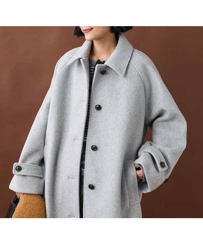 【フリークスストア/FREAK'S STORE】のビーバー ステンカラーコート 24AW 人気、トレンドファッション・服の通販 founy(ファニー) 　ファッション　Fashion　レディースファッション　WOMEN　アウター　Coat Outerwear　コート　Coats　2024年　2024　2024-2025秋冬・A/W　Aw/Autumn/Winter/Fw/Fall/2024-2025　冬　Winter　シンプル　Simple　トレンド　Trend　定番　Standard　A/W・秋冬　Aw・Autumn/Winter・Fw・Fall-Winter　 other-1|ID: prp329100004530807 ipo3291000000032030948