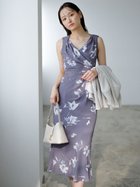 【スナイデル/SNIDEL】のペイントフラワープリントワンピース GRY[006]|ID:prp329100004530810