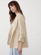 【バナナリパブリック ファクトリーストア/BANANA REPUBLIC FACTORY STORE】のBANANA REPUBLIC FACTORY STORE HAYDEN ブレザージャケット 人気、トレンドファッション・服の通販 founy(ファニー) ファッション Fashion レディースファッション WOMEN アウター Coat Outerwear ジャケット Jackets シルク Silk ジャケット Jacket スカーフ Scarf セレモニー Ceremony バランス Balance ミックス Mix エレガント 上品 Elegant thumbnail OYSTER_PEARL|ID: prp329100004530811 ipo3291000000032030969