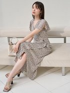 【フレイ アイディー/FRAY I.D】の【00サイズ】カシュクールプリントワンピース BEG[037]|ID: prp329100004530827 ipo3291000000032031028