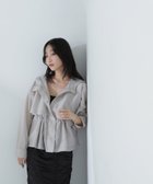 【ナチュラル ビューティー ベーシック/NATURAL BEAUTY BASIC】のフーディードロストブルゾン 人気、トレンドファッション・服の通販 founy(ファニー) ファッション Fashion レディースファッション WOMEN アウター Coat Outerwear ブルゾン Blouson/Jackets おすすめ Recommend シアー Sheer シルバー Silver ドローストリング Drawstring フロント Front thumbnail ベージュ|ID: prp329100004530828 ipo3291000000032367528