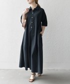 【シップス フォー ウィメン/SHIPS】のSHIPS any 洗濯機可能 タイプライター ボリューム シャツ ワンピース ブラック|ID: prp329100004530834 ipo3291000000032564740