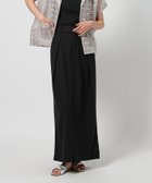 【ビューティ&ユース ユナイテッドアローズ/BEAUTY&YOUTH / UNITED ARROWS】のレーヨンブレンド タックスカート -ウォッシャブル- BLACK|ID: prp329100004530840 ipo3291000000032392407