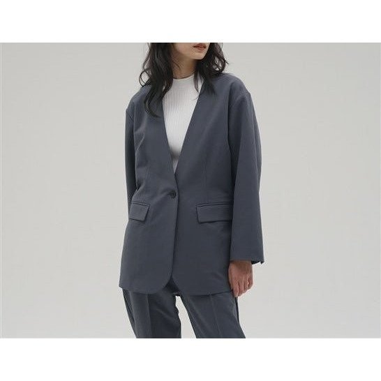【ニューバランス/new balance】のMET24 No Collar Jacket インテリア・キッズ・メンズ・レディースファッション・服の通販 founy(ファニー) 　ファッション　Fashion　レディースファッション　WOMEN　アウター　Coat Outerwear　ジャケット　Jackets　カーディガン　Cardigan　シェイプ　Shape　ジャケット　Jacket　ストレッチ　Stretch　スリット　Slit　セットアップ　Set Up　ビジネス 仕事 通勤　Business　ポケット　Pocket　軽量　Lightweight　GTグラファイト|ID: prp329100004530842 ipo3291000000032248934