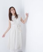 【ナチュラル ビューティー ベーシック/NATURAL BEAUTY BASIC】のシャドーストライプフレアワンピース オフベージュ|ID: prp329100004530852 ipo3291000000032461948