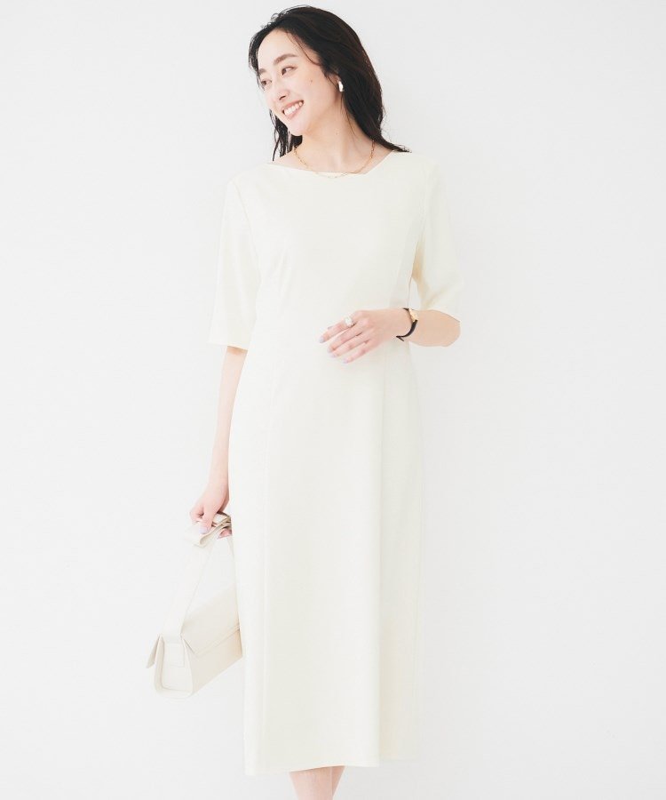 【アンタイトル/UNTITLED】の【きれいめ/上品/夏ワンピ】アシメネックワンピース 人気、トレンドファッション・服の通販 founy(ファニー) 　ファッション　Fashion　レディースファッション　WOMEN　ワンピース　Dress　今季　This Season　ストレッチ　Stretch　ツイル　Twill　トレンド　Trend　パターン　Pattern　ポケット　Pocket　リラックス　Relax　おすすめ　Recommend　夏　Summer　エレガント 上品　Elegant　 other-1|ID: prp329100004530863 ipo3291000000032031170