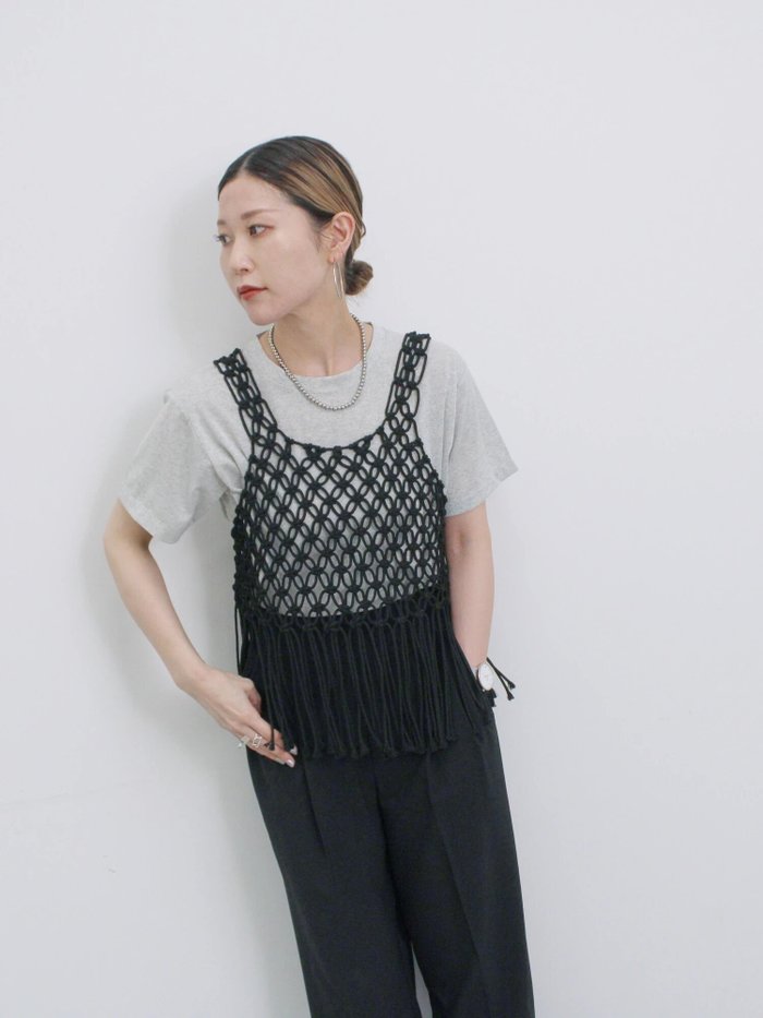 【サマンサモスモス/Samansa Mos2】のコードビスチェ インテリア・キッズ・メンズ・レディースファッション・服の通販 founy(ファニー) https://founy.com/ ファッション Fashion レディースファッション WOMEN トップス・カットソー Tops/Tshirt ビスチェ Bustier カットソー Cut And Sew シンプル Simple ビスチェ Bustier |ID: prp329100004530875 ipo3291000000032031227