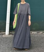 【コーナーズ/CORNERS】の【CORNERS by KR】半袖スウェットドッキングワンピース 人気、トレンドファッション・服の通販 founy(ファニー) ファッション Fashion レディースファッション WOMEN ワンピース Dress トレンド Trend ドッキング Docking ドローコード Draw Cord ミックス Mix エレガント 上品 Elegant 半袖 Short Sleeve thumbnail チャコールグレー|ID: prp329100004530877 ipo3291000000032310779