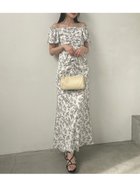 【フレイ アイディー/FRAY I.D】のフラワープリントナロースカート WHT[001]|ID: prp329100004530880 ipo3291000000032031251