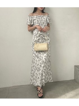 【フレイ アイディー/FRAY I.D】 フラワープリントナロースカート人気、トレンドファッション・服の通販 founy(ファニー) ファッション Fashion レディースファッション Fashion for Women スカート Skirts おすすめ Recommended / Our Picks エレガント 上品 Elegant ギャザー Gathered, Ruffled シンプル Simple, Minimal セットアップ Set-Up, Coordinated Outfit トレンド Trend, Trending Now フラワー Flower, Floral フロント Front, Front Design プリント Print, Printed Pattern ヴィンテージ Vintage Style |ID:prp329100004530880