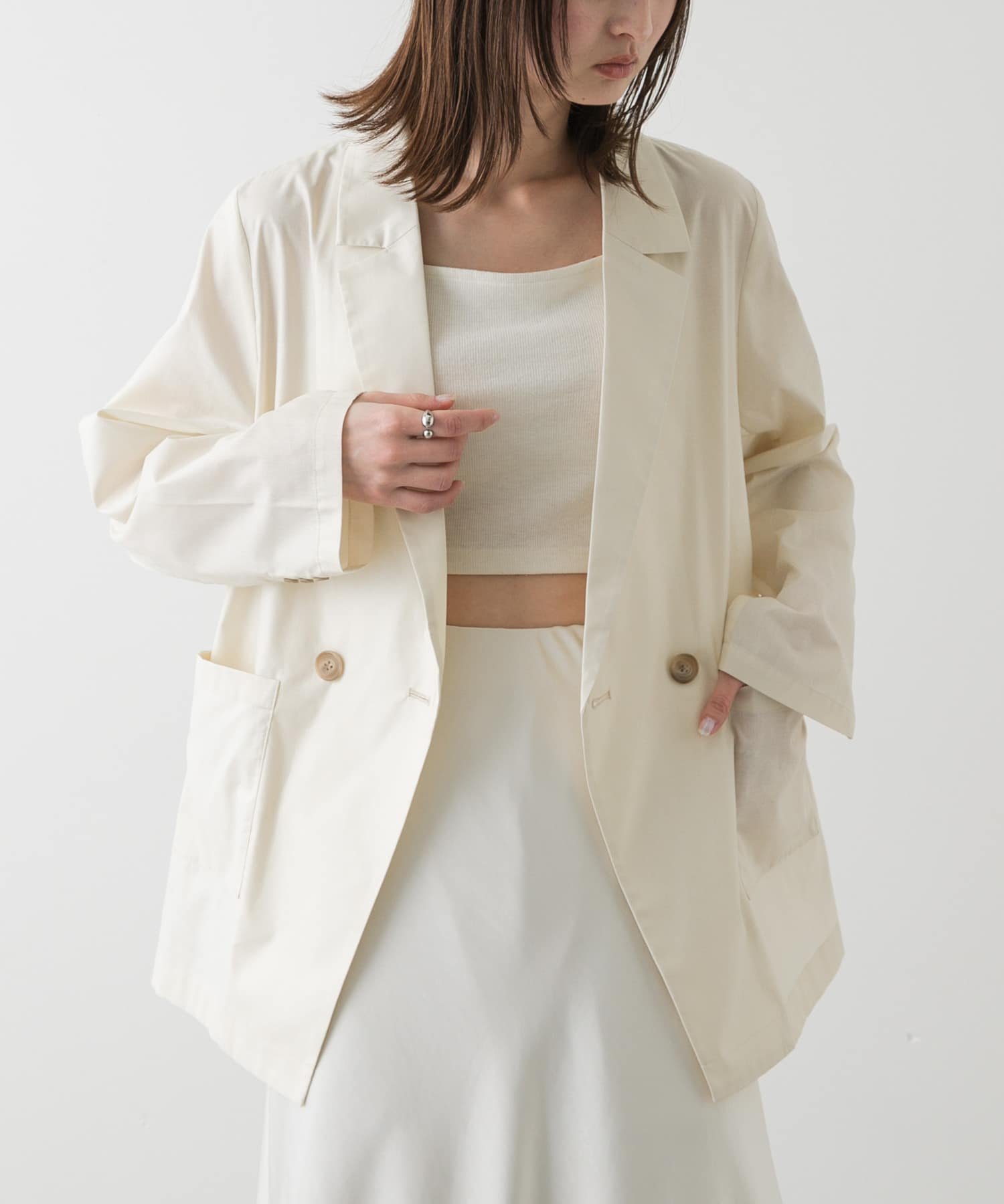 【センスオブプレイス/SENSE OF PLACE by URBAN RESEARCH】のチンツテーラードジャケット 人気、トレンドファッション・服の通販 founy(ファニー) 　ファッション　Fashion　レディースファッション　WOMEN　アウター　Coat Outerwear　ジャケット　Jackets　テーラードジャケット　Tailored Jackets　2025年　2025　2025春夏・S/S　Ss,Spring/Summer,2025　ジャケット　Jacket　夏　Summer　S/S・春夏　Ss・Spring/Summer　 other-1|ID: prp329100004530884 ipo3291000000032031263
