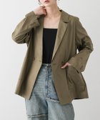 【センスオブプレイス/SENSE OF PLACE by URBAN RESEARCH】のチンツテーラードジャケット KHAKI|ID: prp329100004530884 ipo3291000000032031268